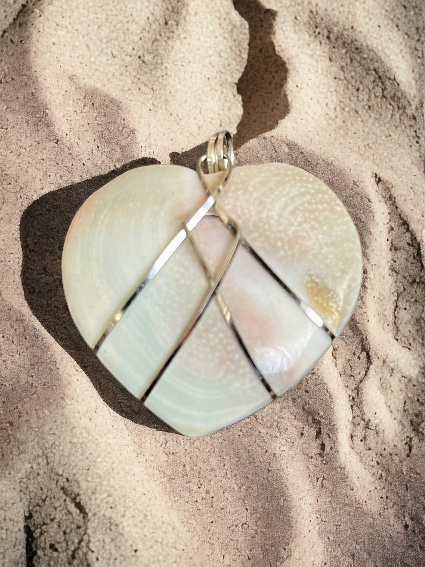 Artisan Crafted Shiva Eye Shell Pendants Jewelry AJABA NATURALS® Silver tone