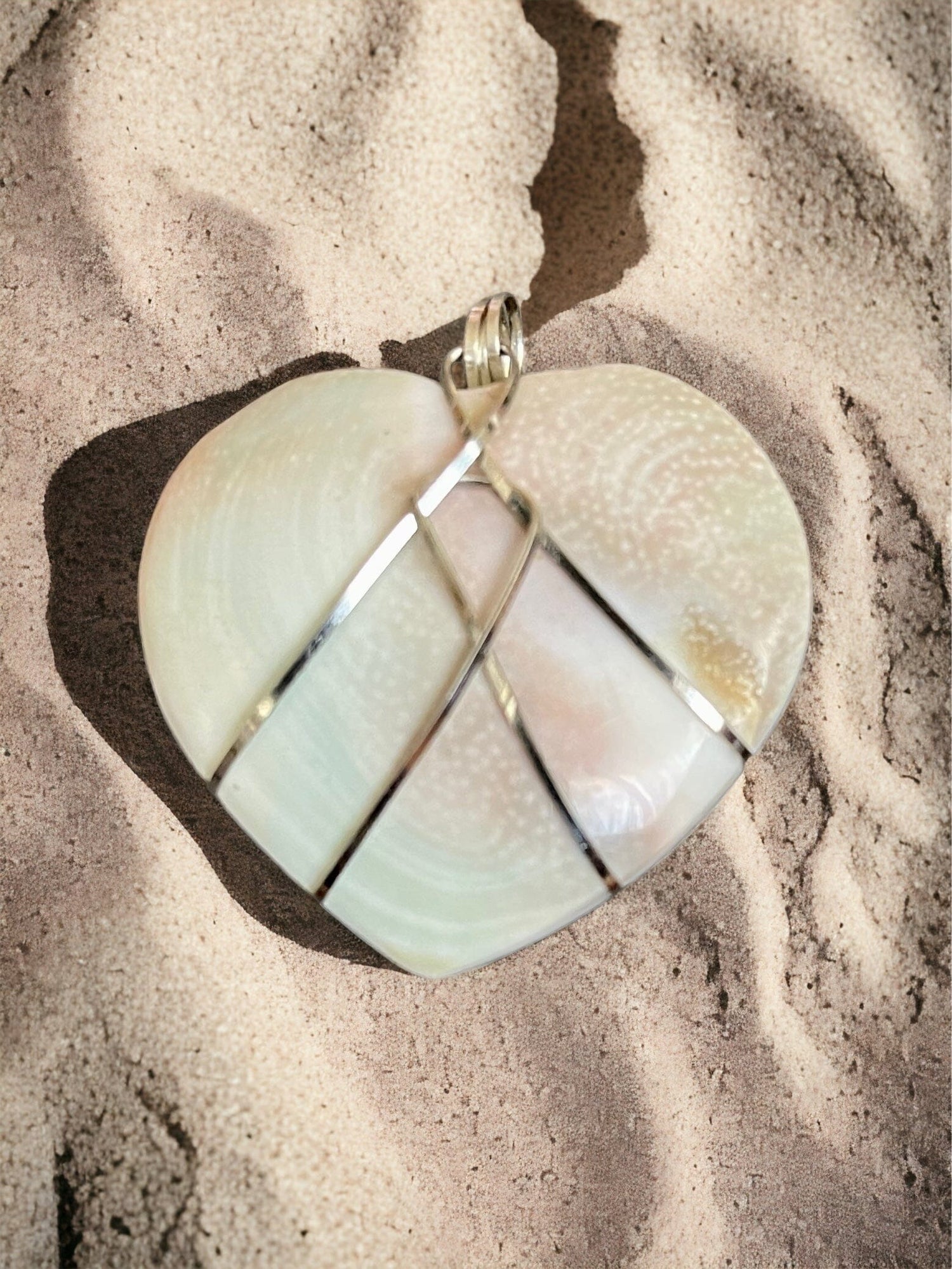 Artisan Crafted Shiva Eye Shell Pendants Jewelry AJABA NATURALS® Silver tone