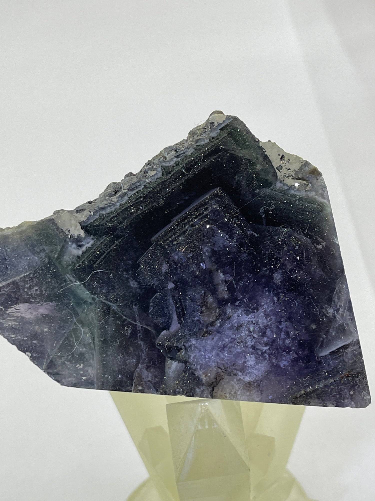 Fluorite with Pyrite Crystals AJABA NATURALS®