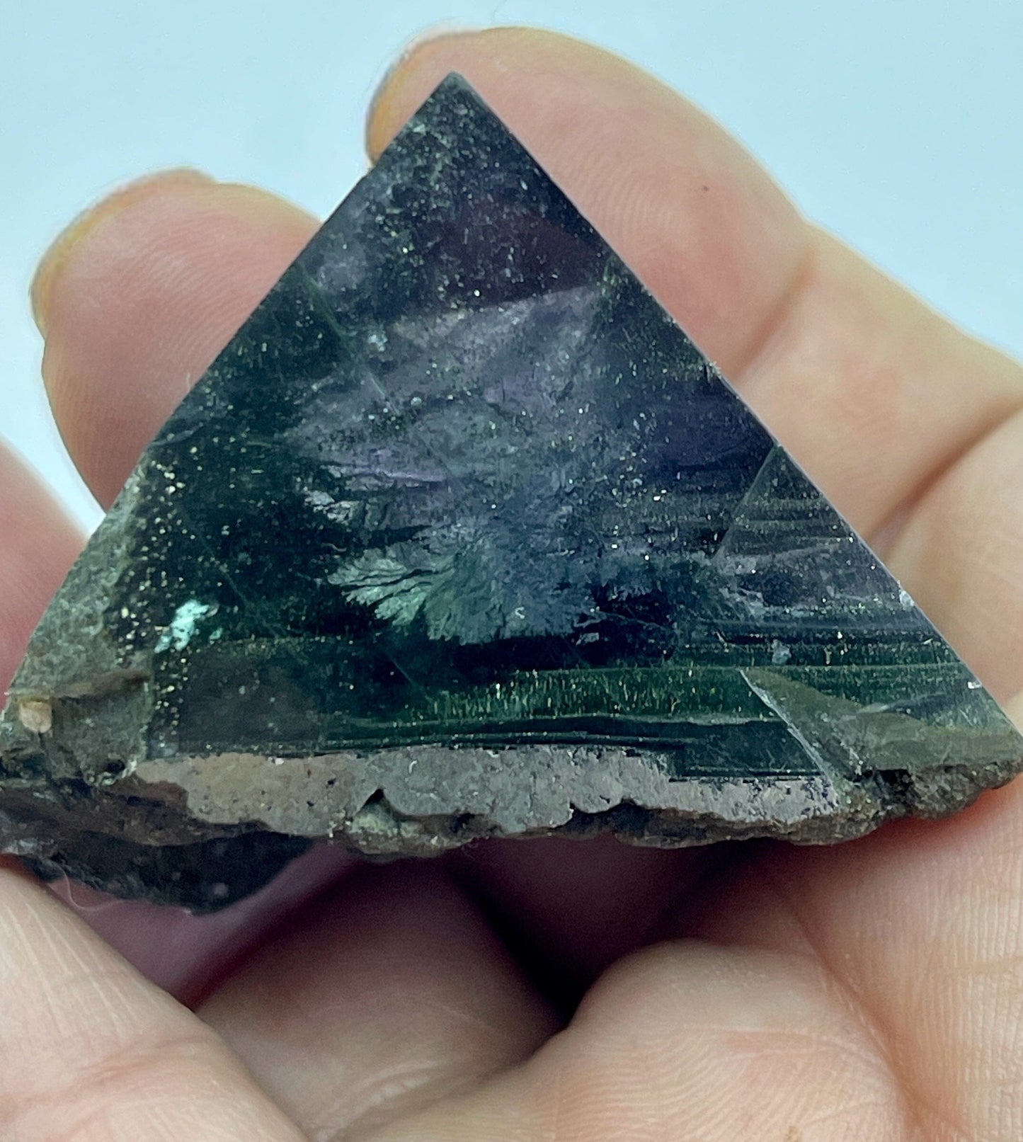 Fluorite with Pyrite Crystals AJABA NATURALS®