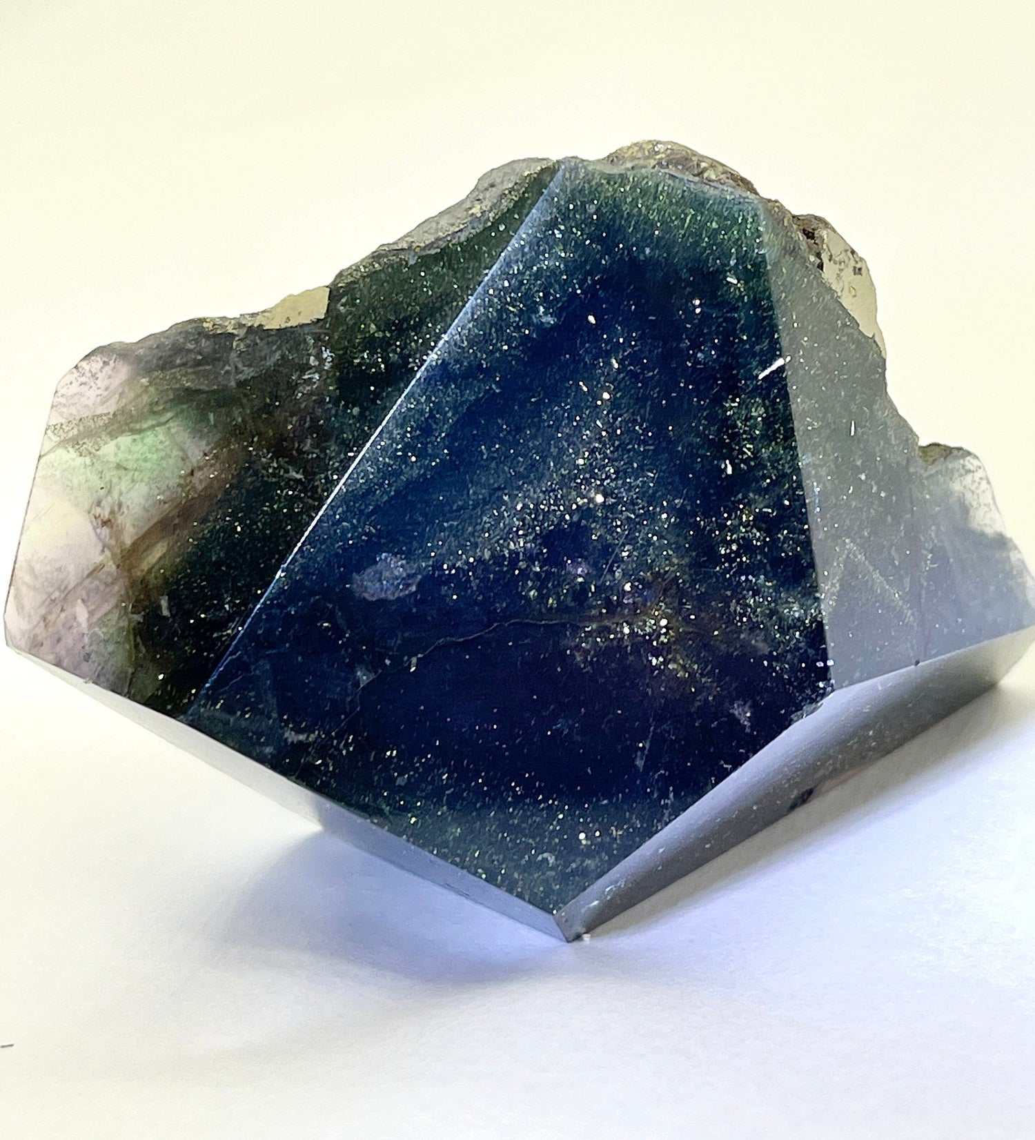 Fluorite with Pyrite Crystals AJABA NATURALS® Fluorite with Pyrite 2- 123g/ 4.3 oz
