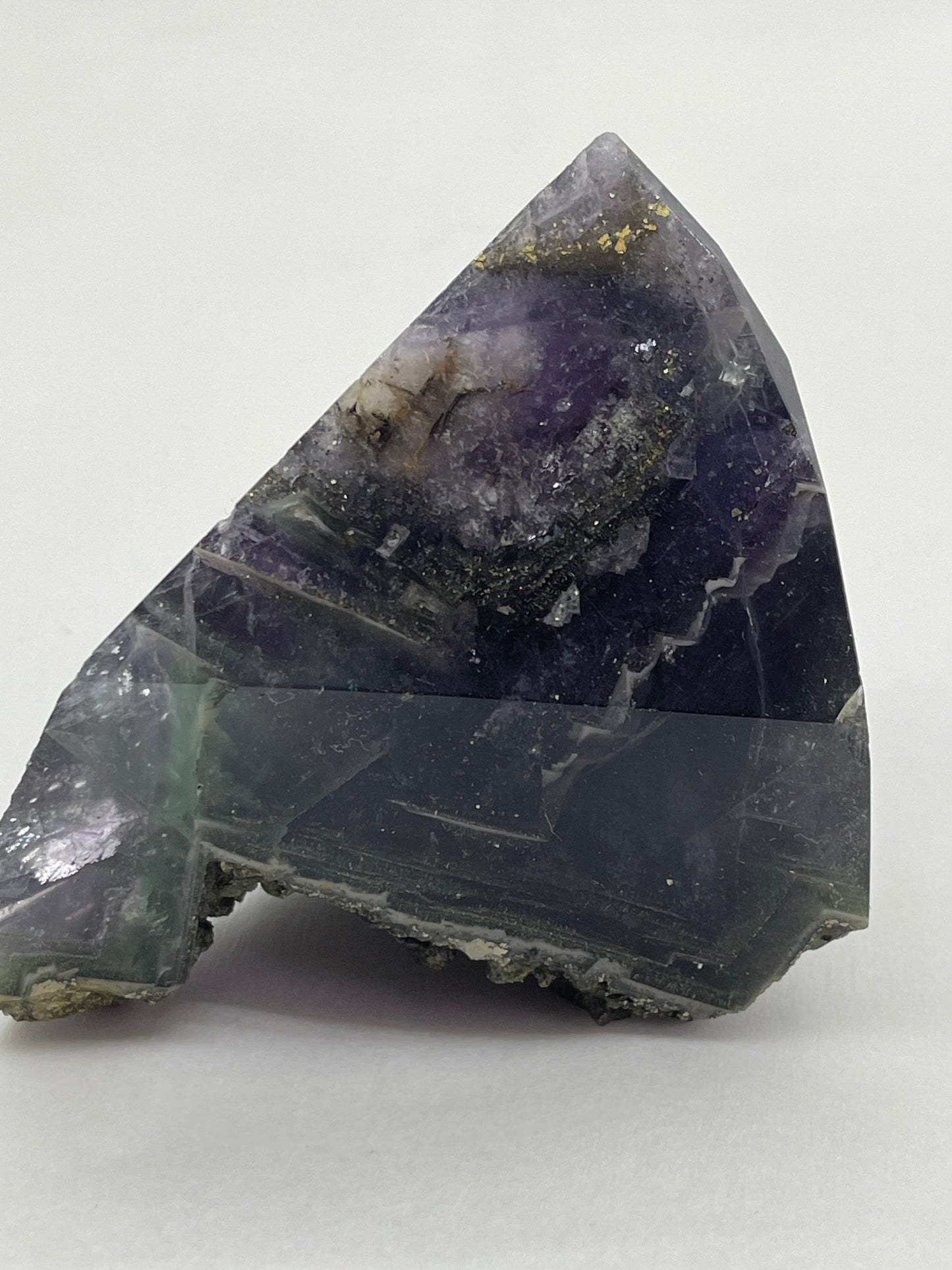 Fluorite with Pyrite Crystals AJABA NATURALS®