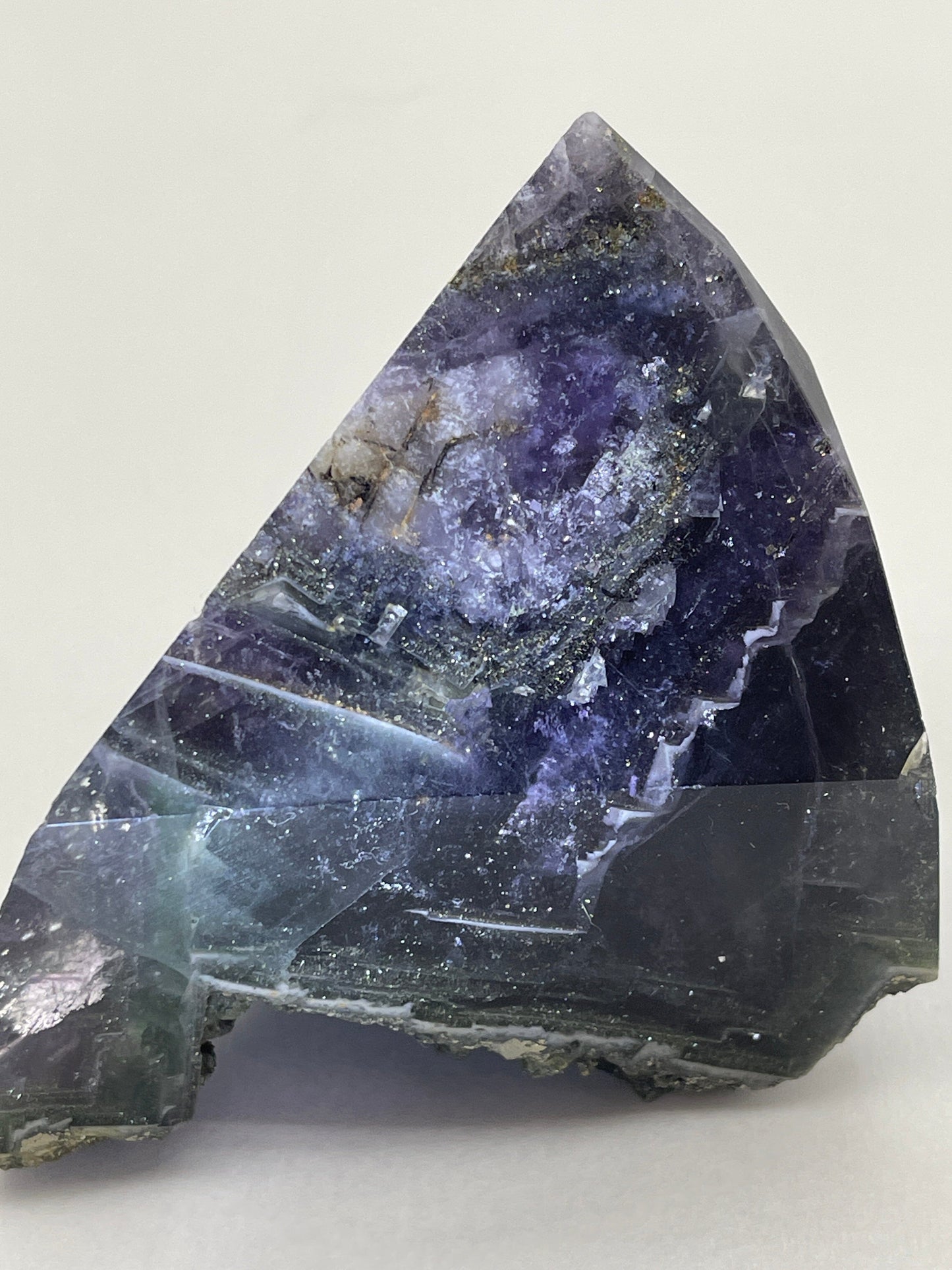 Fluorite with Pyrite Crystals AJABA NATURALS®