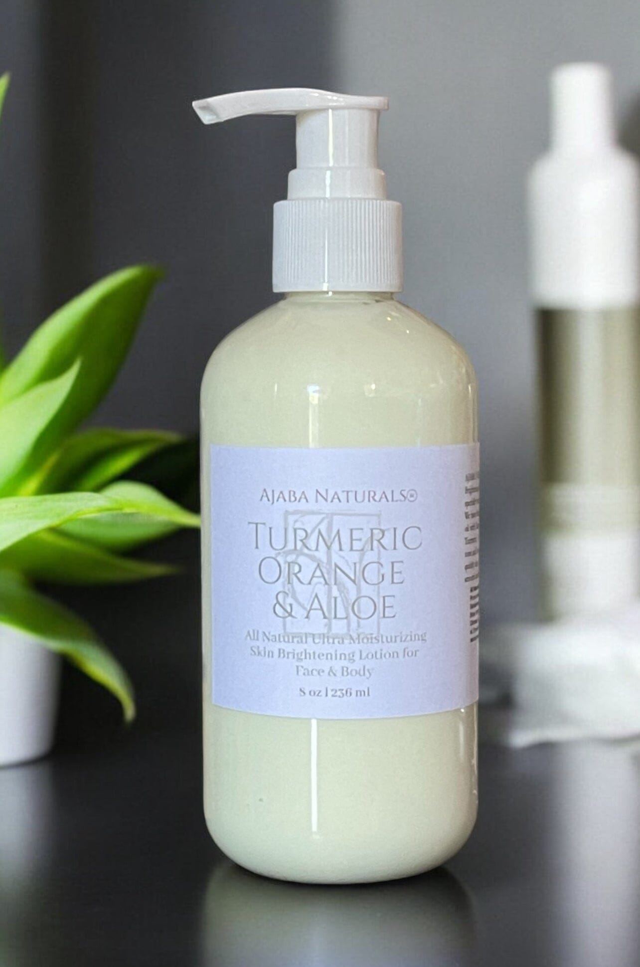 Turmeric, Orange & Aloe Ultra Moisturizing and Skin Brightening Lotion for Face & Body Lotion & Moisturizer AJABA NATURALS®