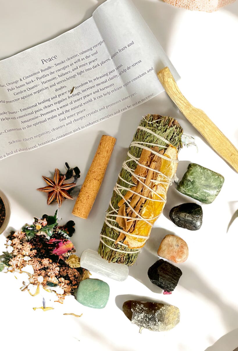 Space, Aura & Energy Cleansing Kit Jars Cleansing Kit AJABA NATURALS® Peace