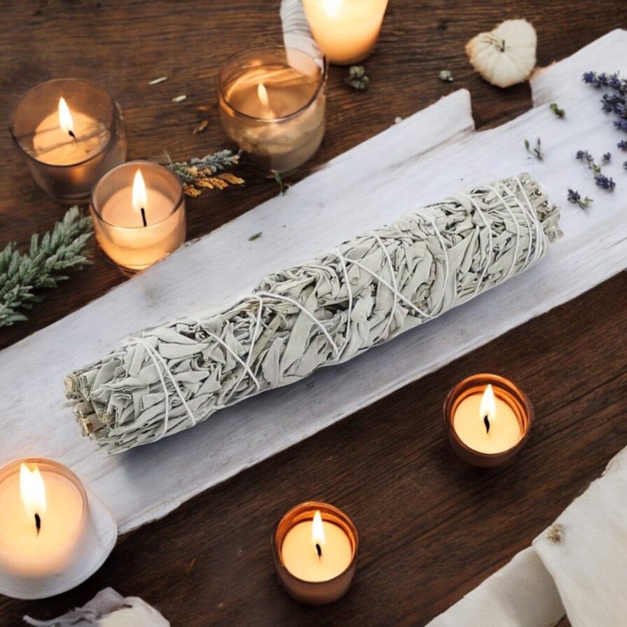 California White Sage Bundle (9 in.) Sage Bundle Designs by Deekay Inc.