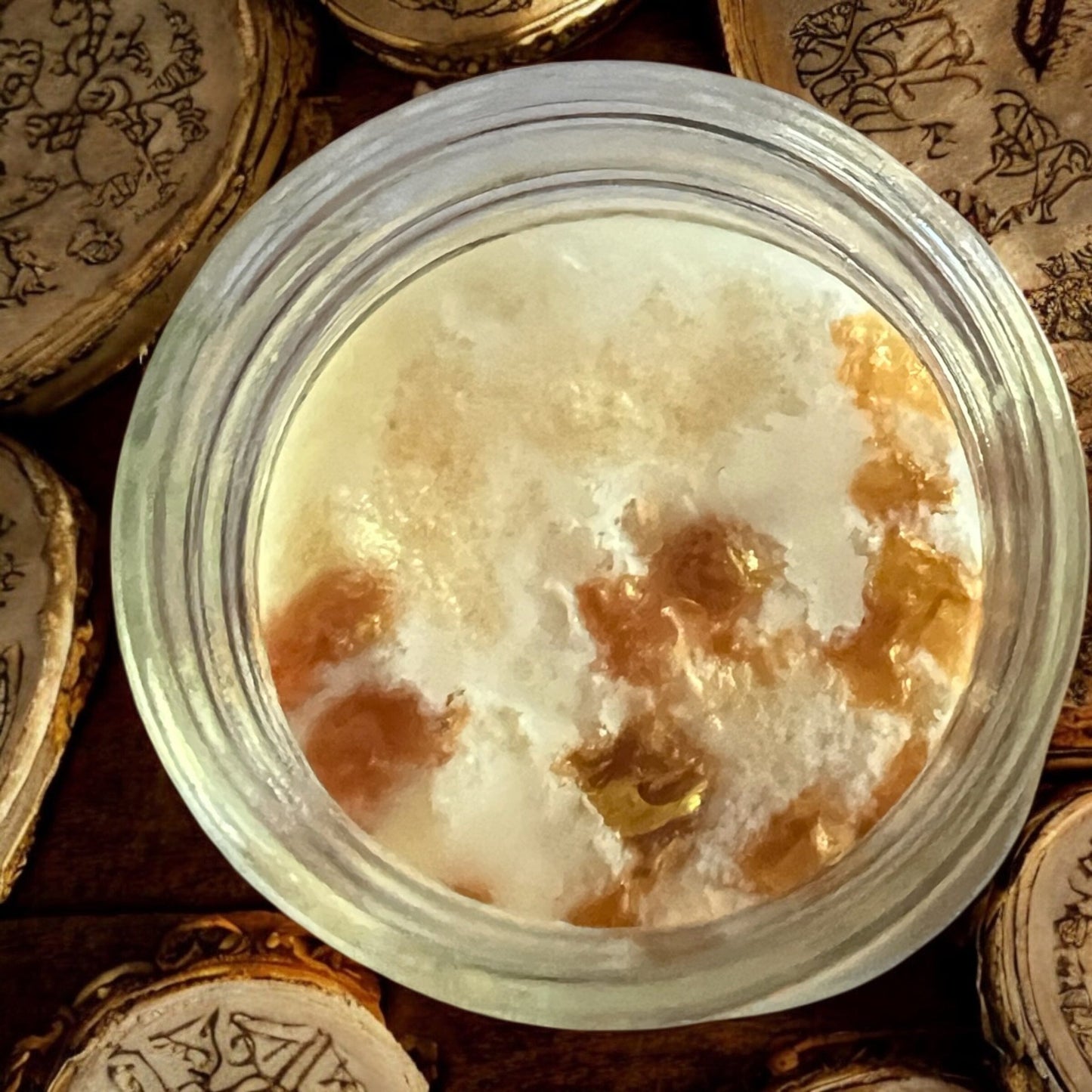 Golden Moon Milk Artisan Soy Wax Candle AJABA NATURALS®