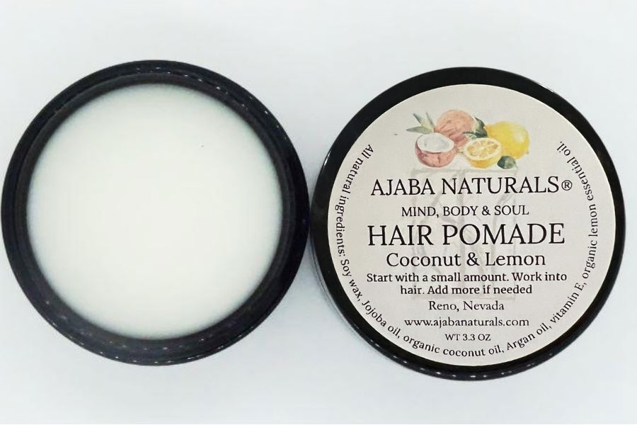 Coconut & Lemon Hair Pomade Wax Hair Products AJABA NATURALS™