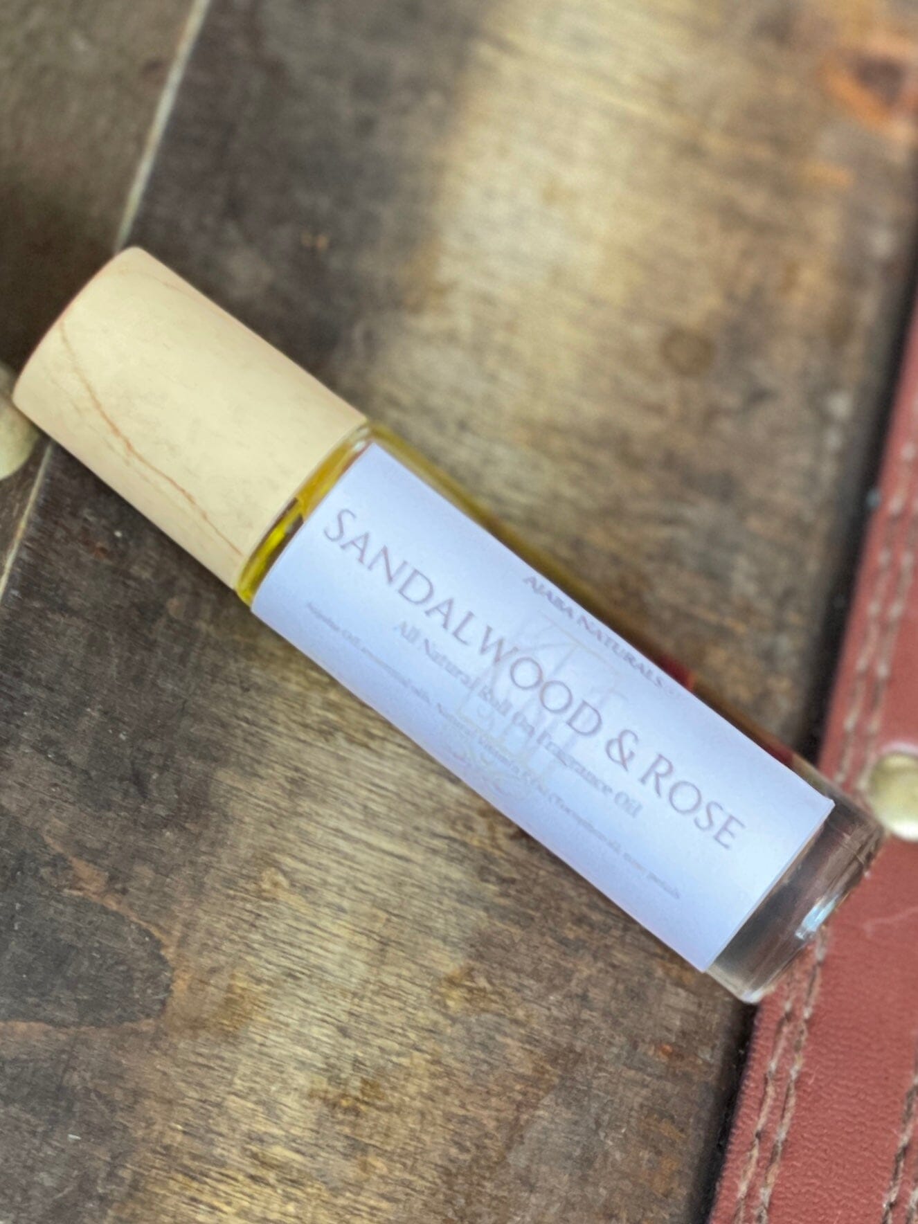 All Natural Sandalwood & Rose Roll On Fragrance Oil Fragrance Oil AJABA NATURALS®