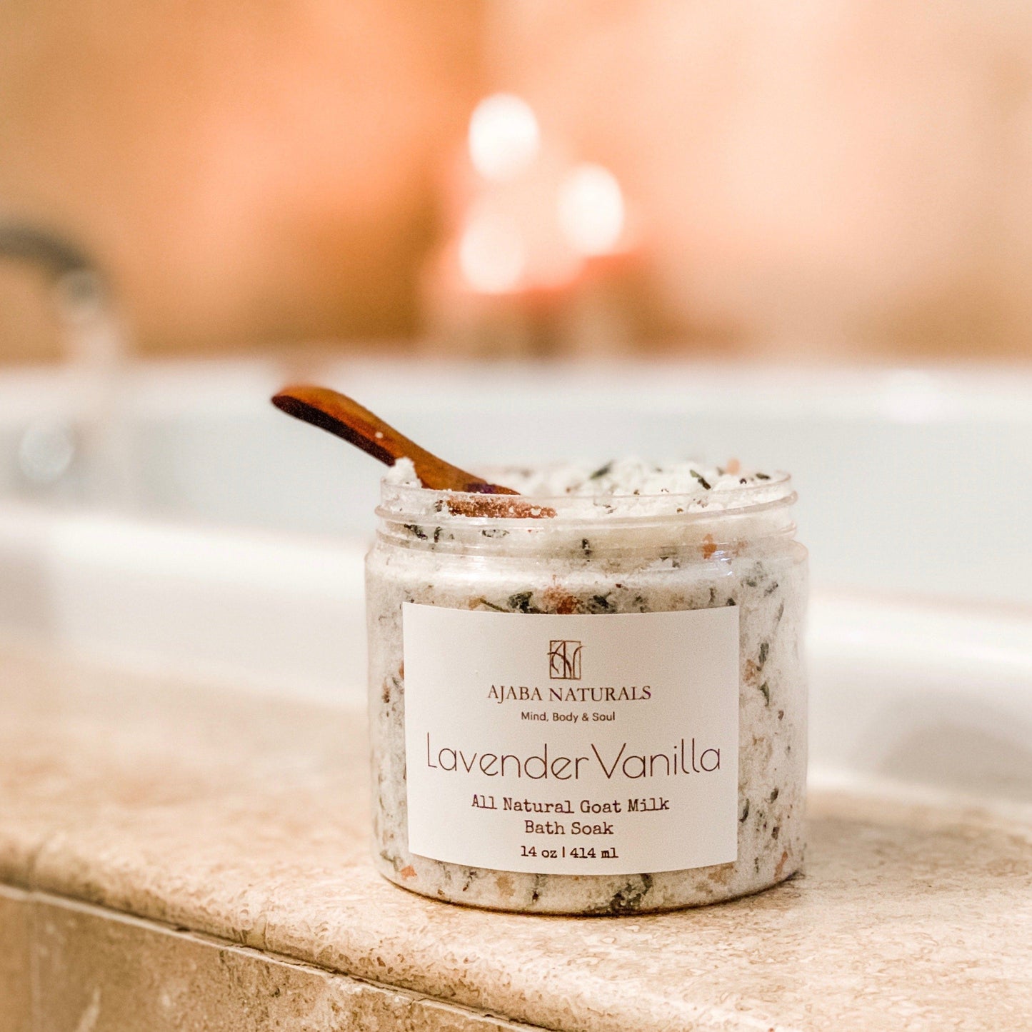 Lavender Vanilla Goat Milk Bath Soak Bath Soak AJABA NATURALS