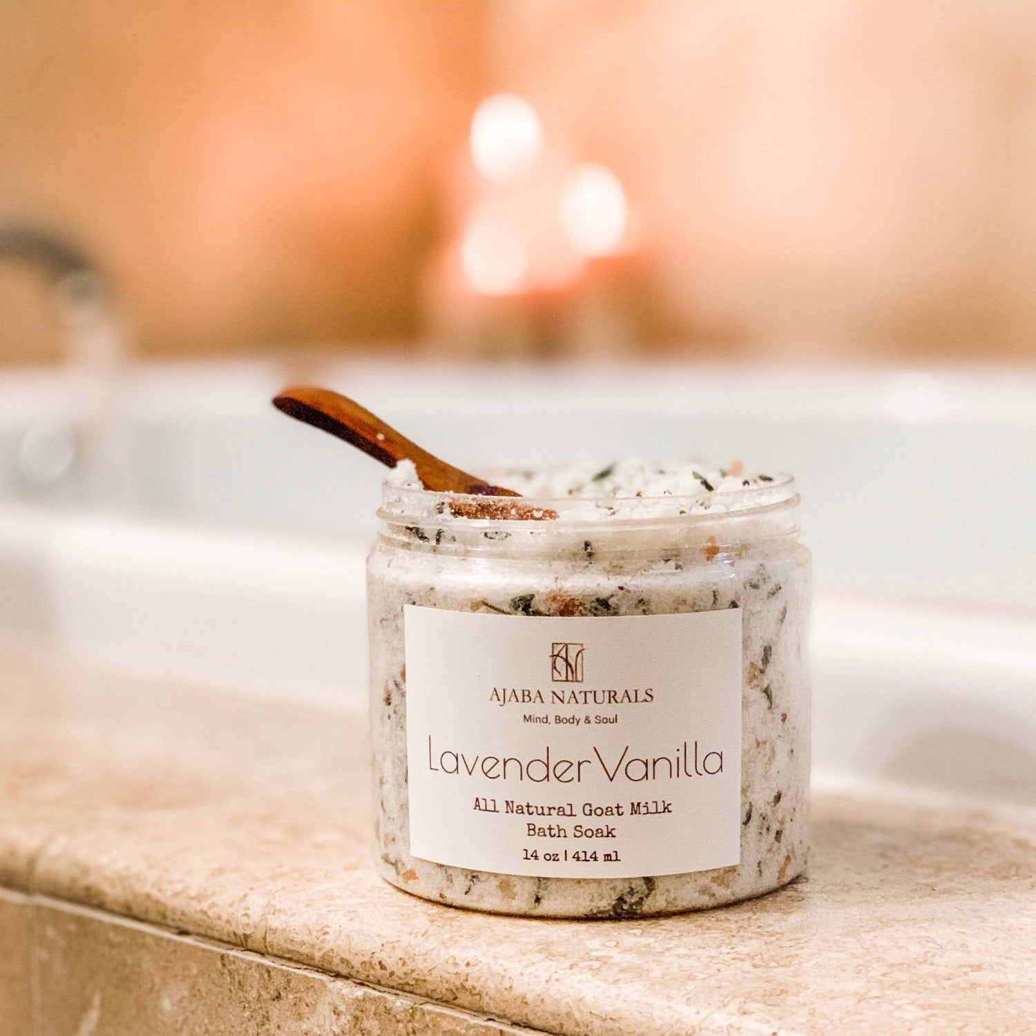 Lavender Vanilla Goat Milk Bath Soak Bath Soak AJABA NATURALS