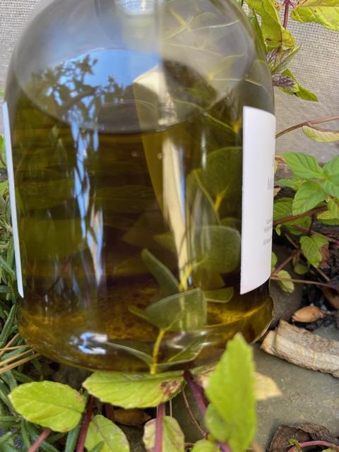 All Natural Eucalyptus & Lavender Muscle and Joint Oil 16 oz Rubbing Oil AJABA NATURALS® All Natural Eucalyptus & Lavender Muscle and Joint Oil- 8 oz