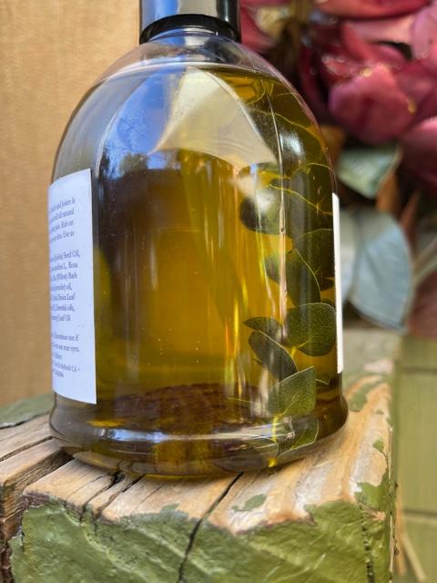 All Natural Eucalyptus & Lavender Muscle and Joint Oil 16 oz Rubbing Oil AJABA NATURALS®