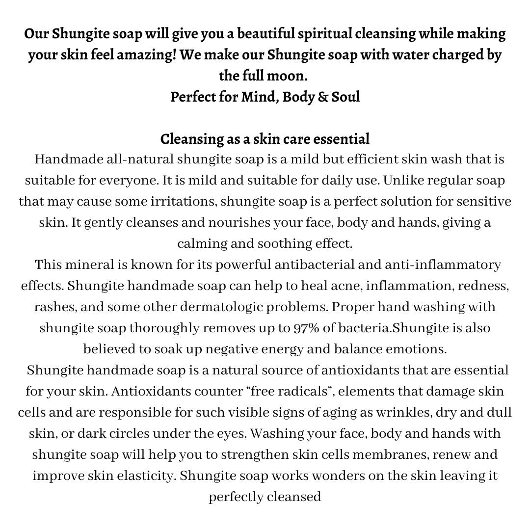 Elite Shungite Soap by Ajaba Naturals Soap AJABA NATURALS®