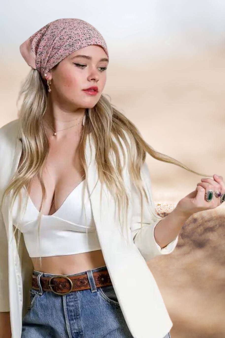 Flower Field Bandana Bandana AJABA NATURALS®