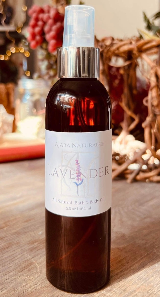 All Natural Lavender Bath & Body Oil Body Oil AJABA NATURALS®
