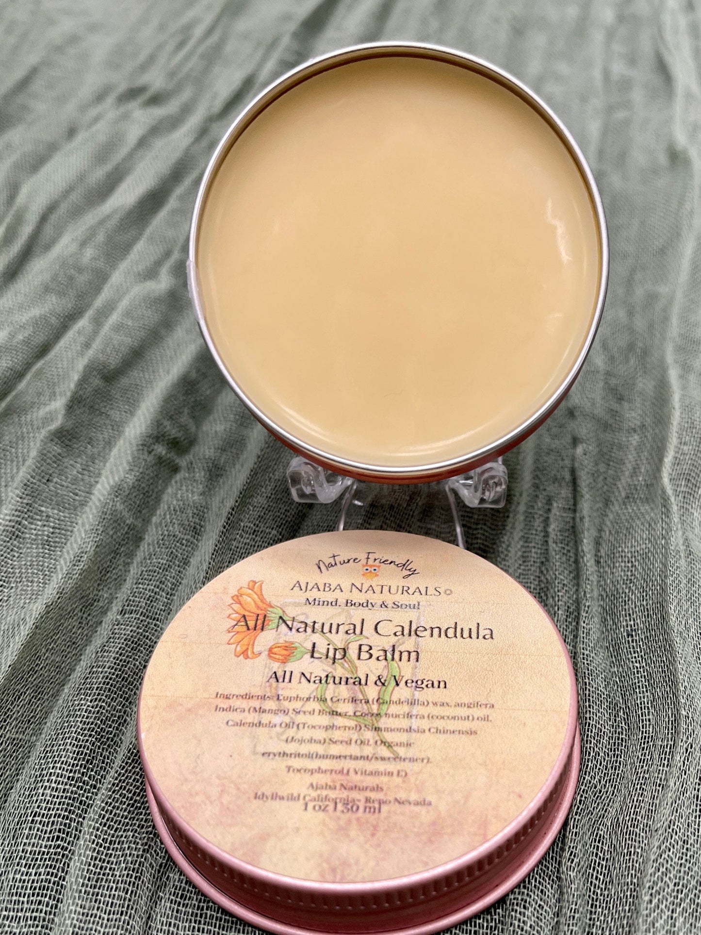 All Natural Calendula Lip Balm Lip Balms AJABA NATURALS®