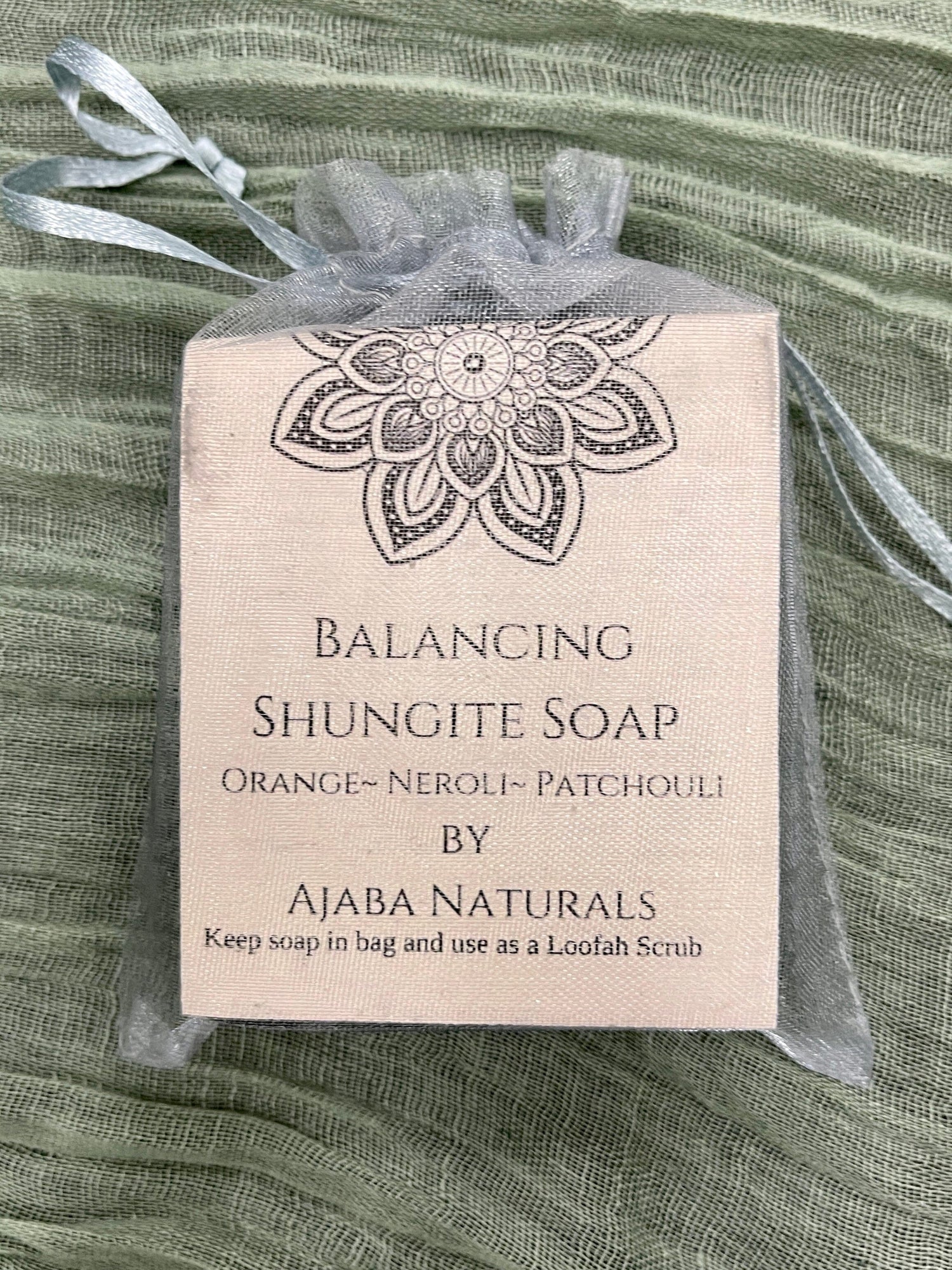 Elite Shungite Soap by Ajaba Naturals Soap AJABA NATURALS® Orange, Neroli & Patchouli