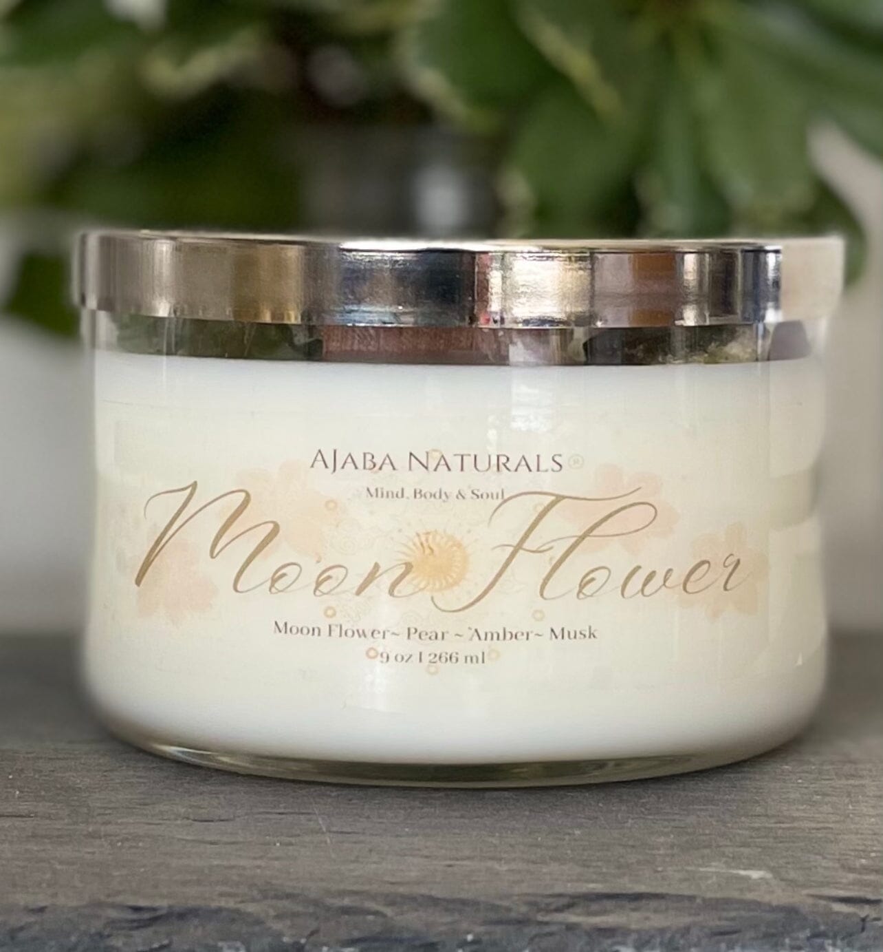 Moon Flower All Natural Soy Wax Candle Candles AJABA NATURALS®