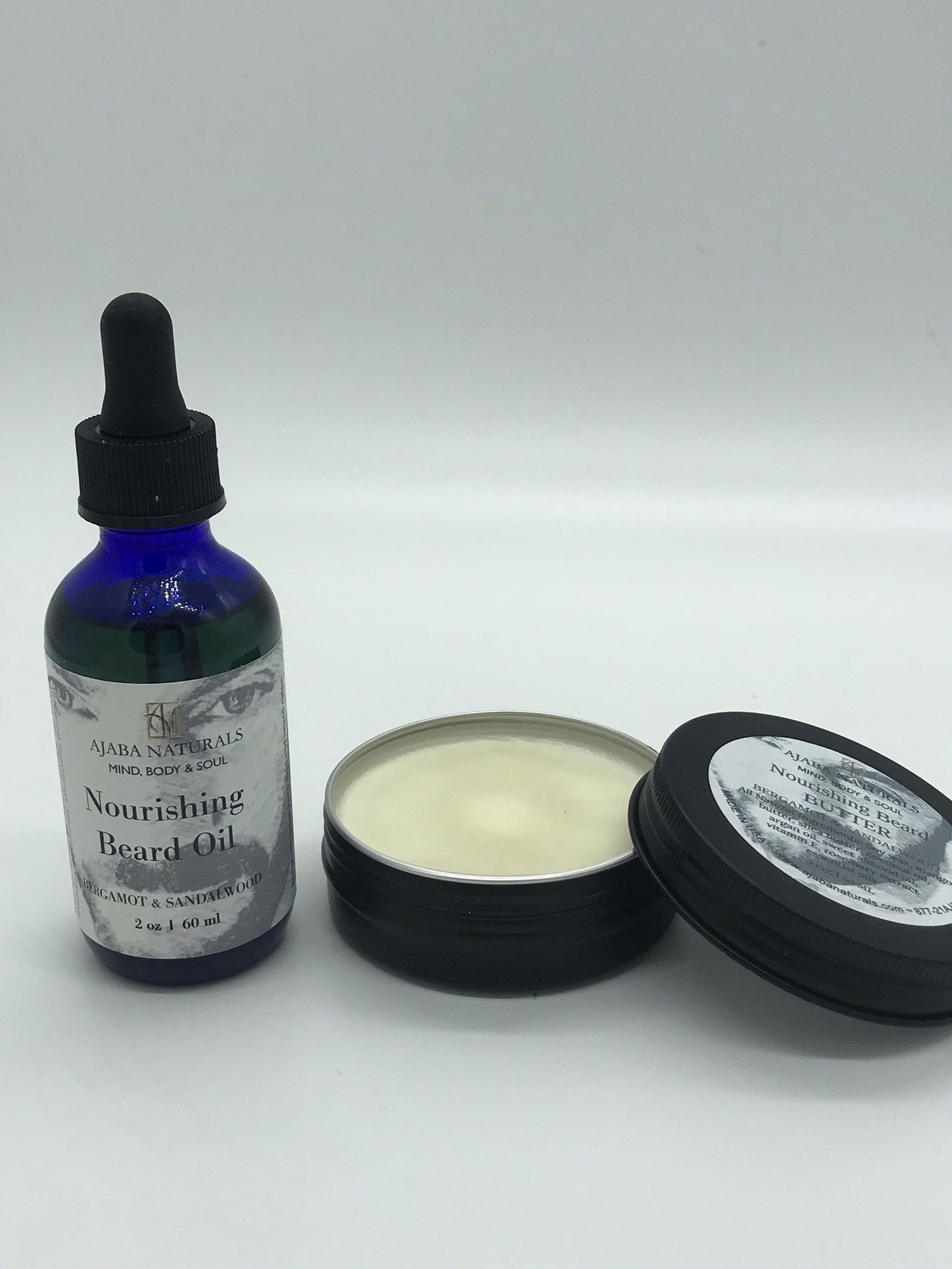 Bergamot & Sandalwood Beard Kit Beard care AJABA NATURALS™