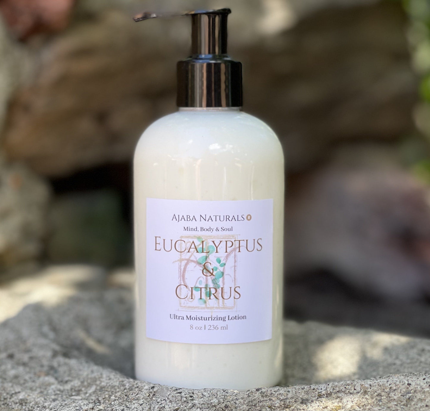 All Natural Eucalyptus & Citrus Ultra Moisturizing Lotion Lotion AJABA NATURALS® 8 oz