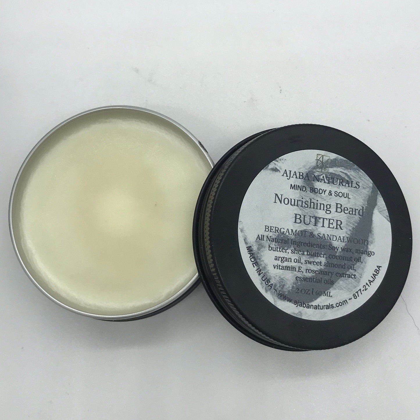 Bergamot & Sandalwood Butter Balm Beard care AJABA NATURALS™