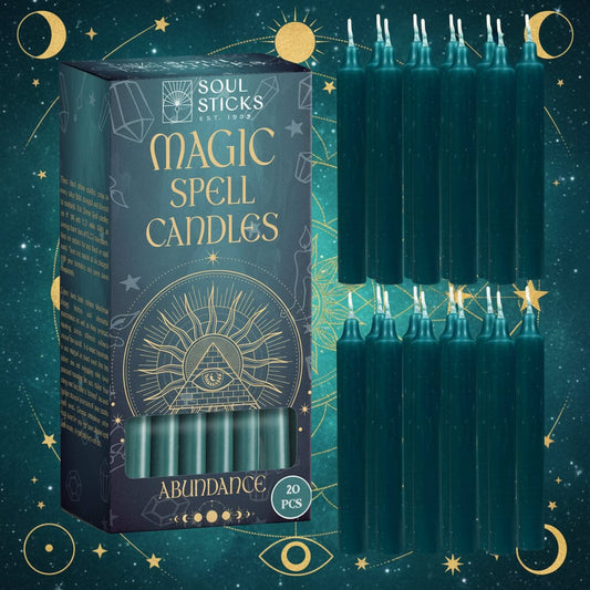 Magic Spell Candles - Abundance Candles Designs by Deekay Inc. 