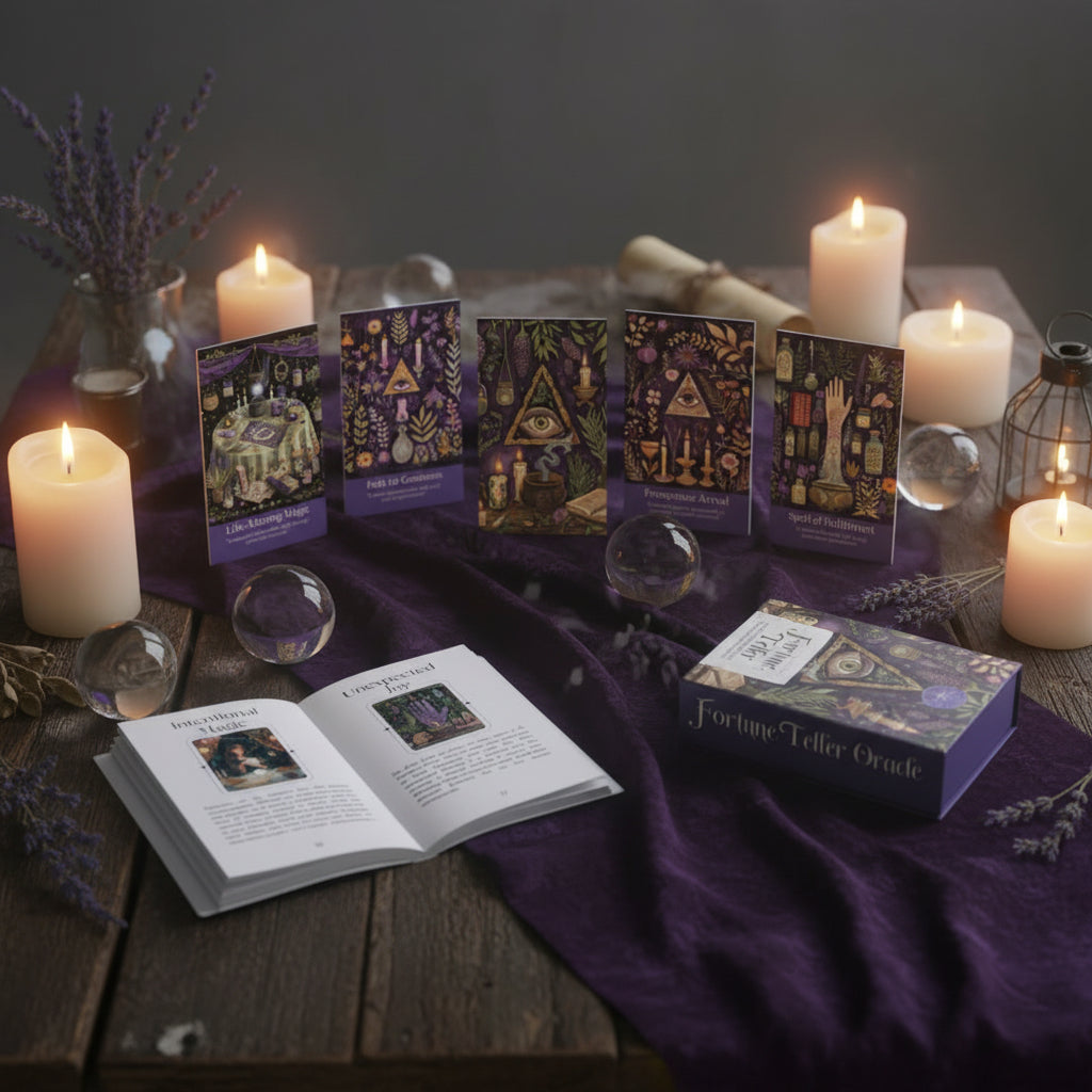 Oracle Card Deck - Fortune Teller Divination Designs by Deekay Inc. 