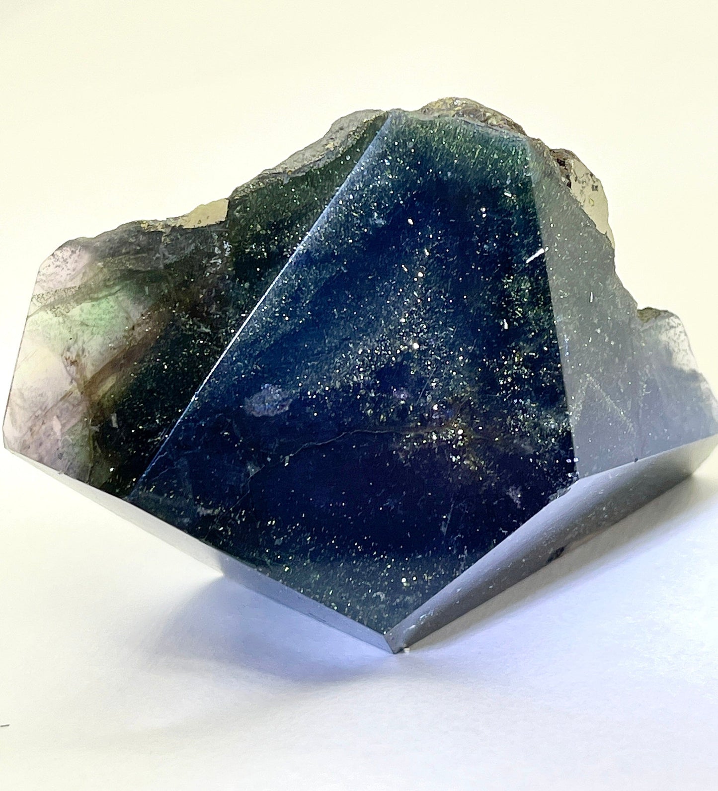 Fluorite with Pyrite Crystals AJABA NATURALS® Fluorite with Pyrite 2- 123g/ 4.3 oz 