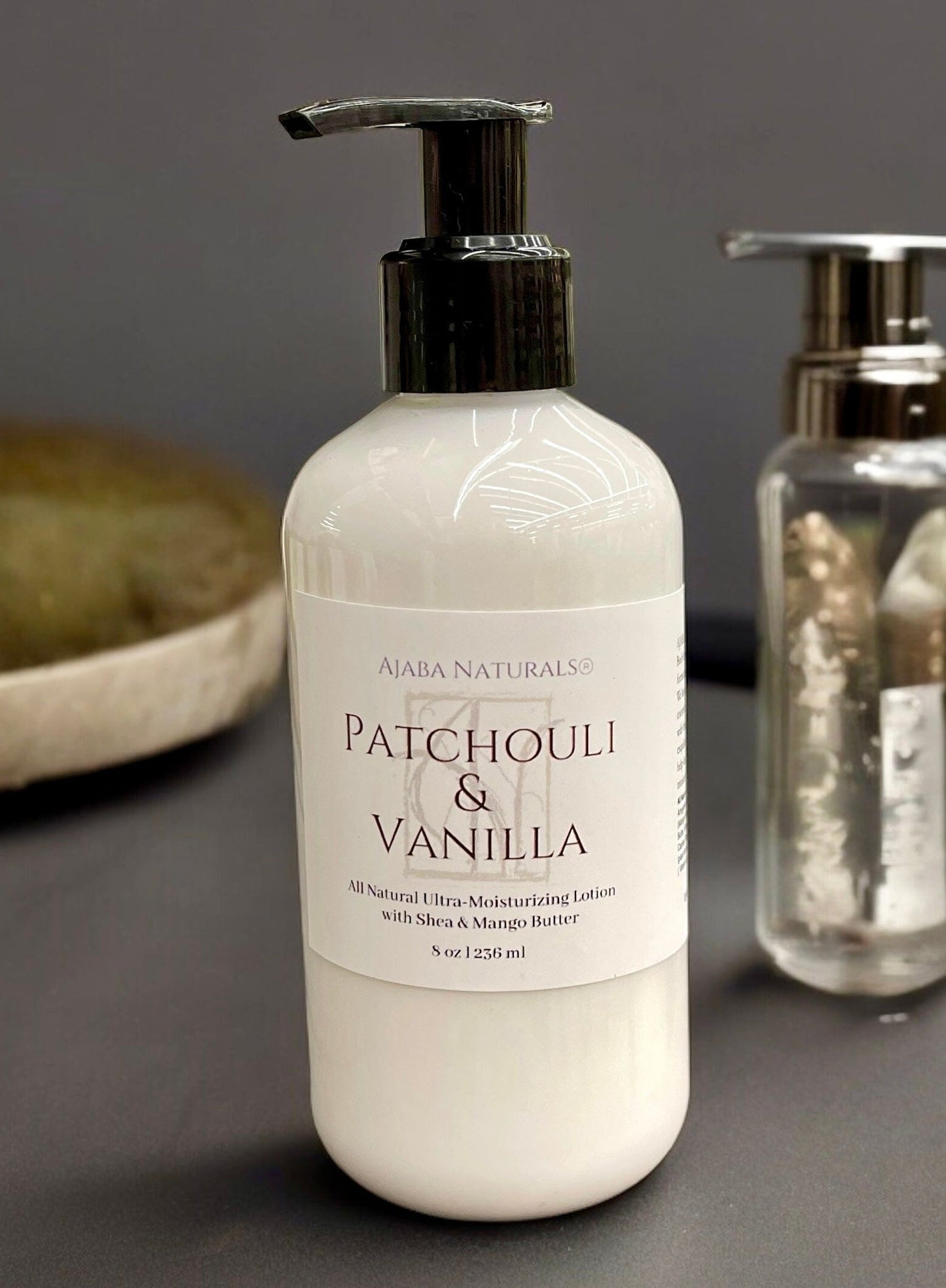 Patchouli & Vanilla All Natural Ultra Moisturizing Lotion Moisturizer AJABA NATURALS® 