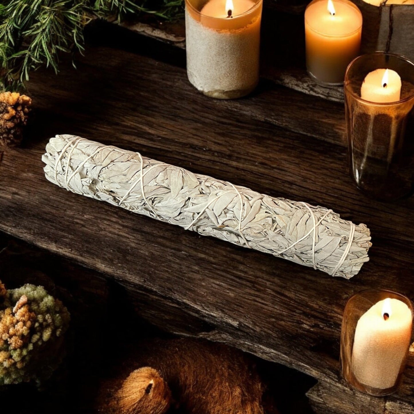 California White Sage Bundle (9 in.) Sage Bundle Designs by Deekay Inc. 