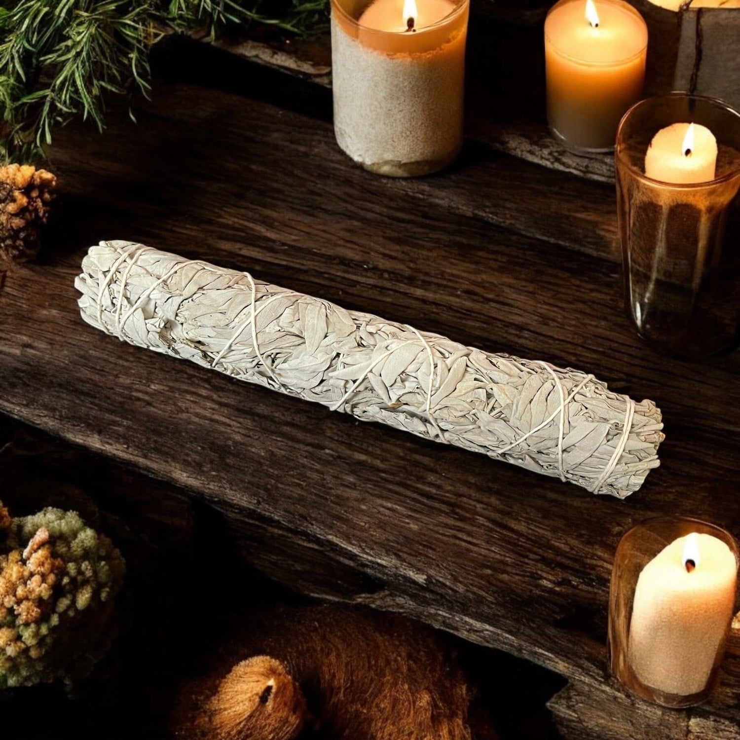 California White Sage Bundle (9 in.) Sage Bundle Designs by Deekay Inc. 