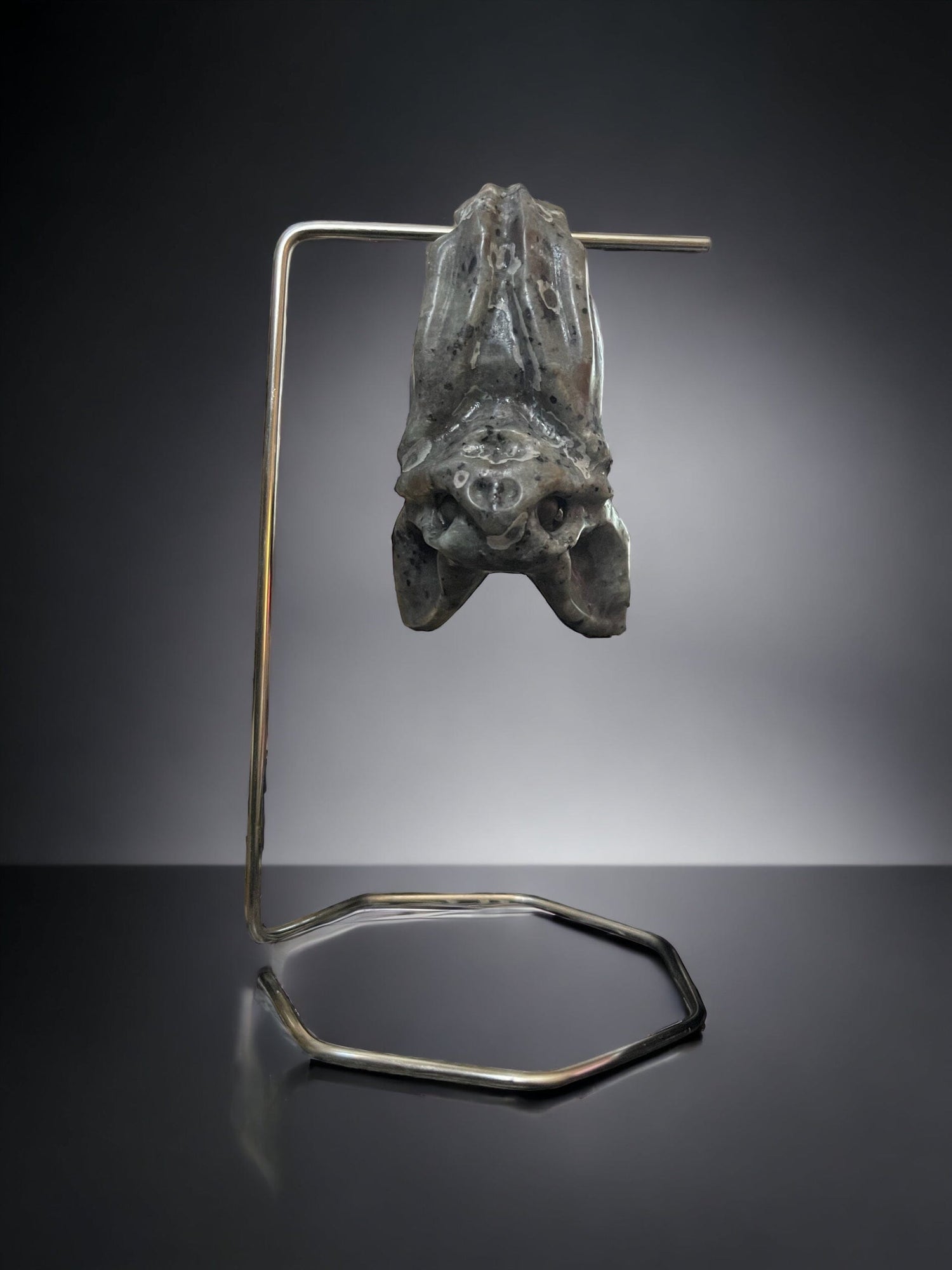 Carved Yooperite Bat with Stand Crystals AJABA NATURALS® 