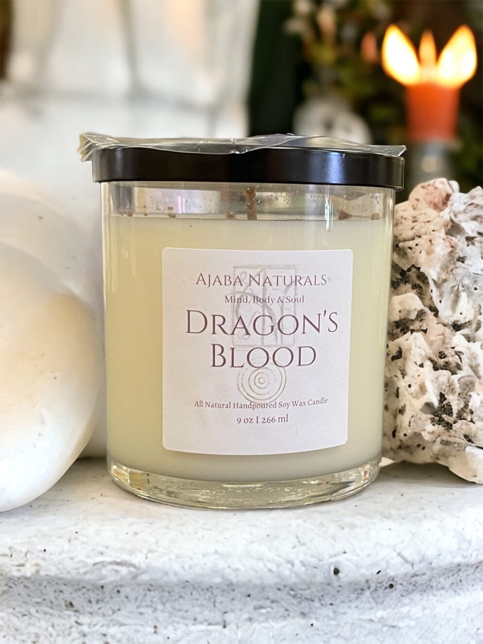 Dragon's Blood Handcrafted Soy Wax Candle Candle AJABA NATURALS® 