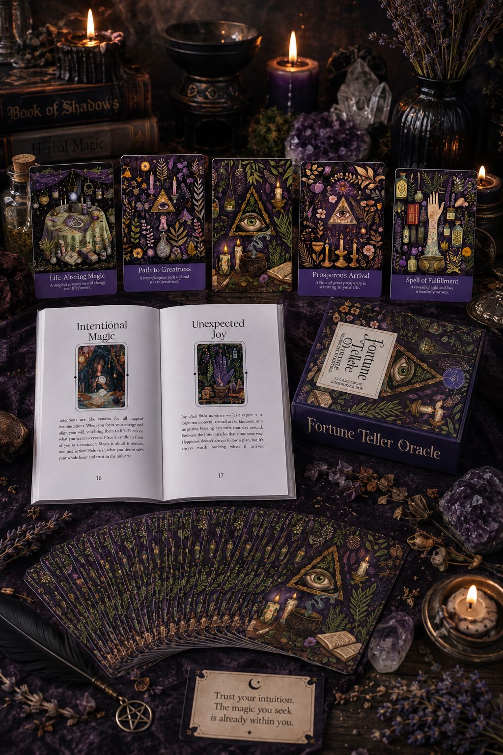 Oracle Card Deck - Fortune Teller Divination Soul Stick 