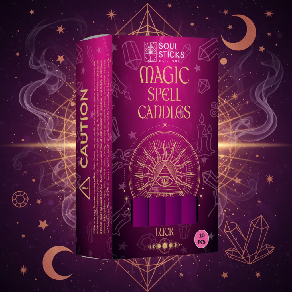 Magic Spell Candles - Soul Sticks Luck (20) Designs by Deekay Inc. 