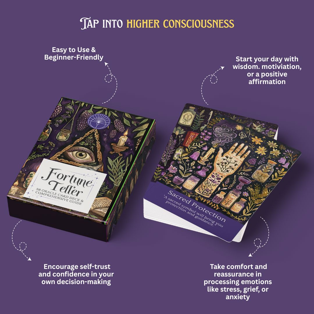 Oracle Card Deck - Fortune Teller Divination Designs by Deekay Inc. 