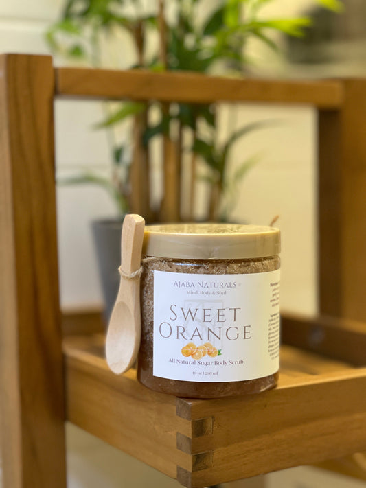 Sweet Orange Sugar Body Scrub Sugar Scrub AJABA NATURALS™ 