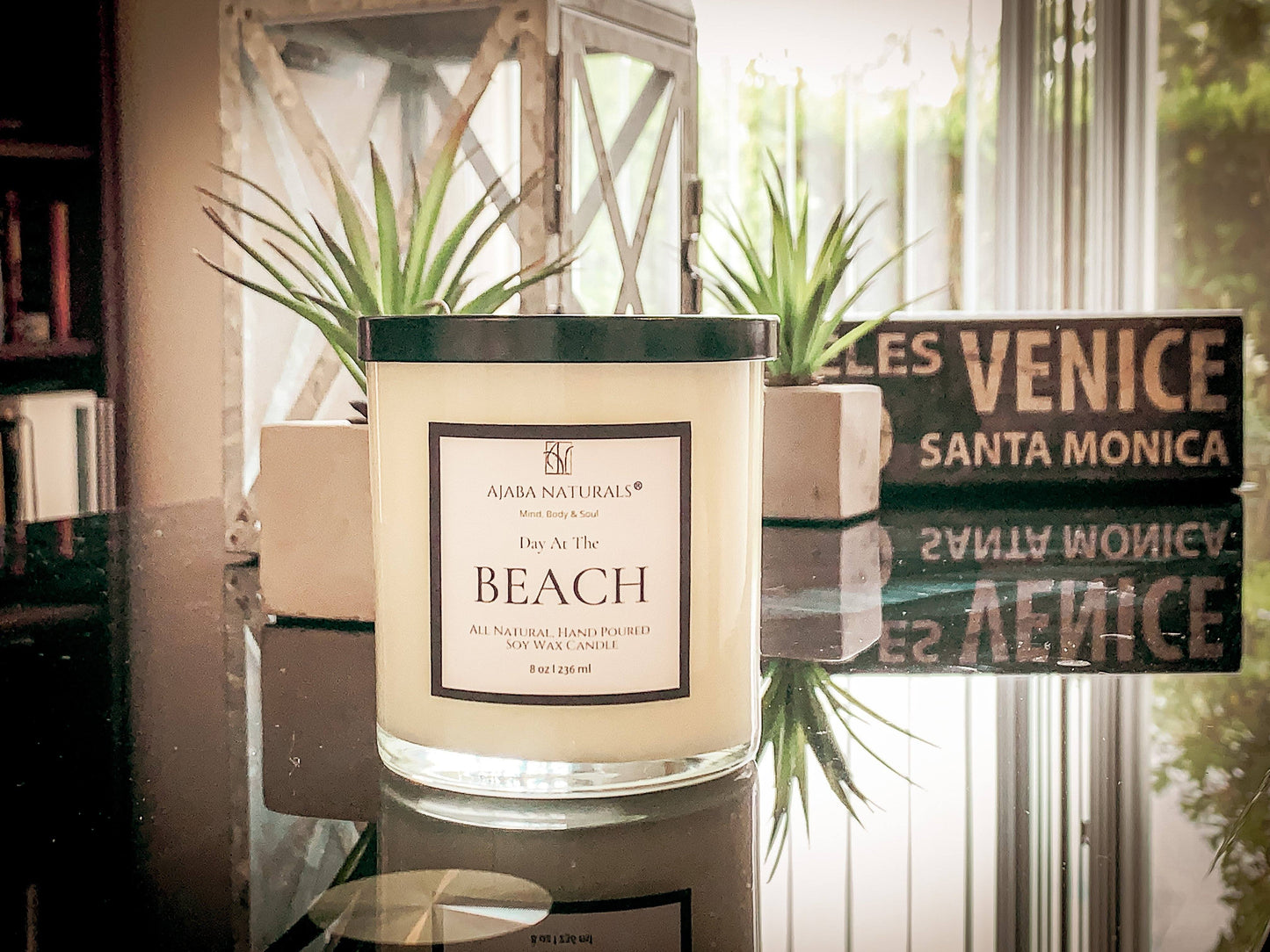 Day At The Beach All Natural Hand Poured Soy Wax Candle Candle AJABA NATURALS® 