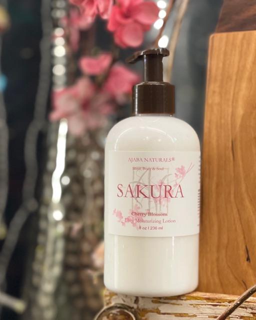 Sakura Bath & Body Gift Set by Ajaba Naturals Lotion & Moisturizer AJABA NATURALS® 