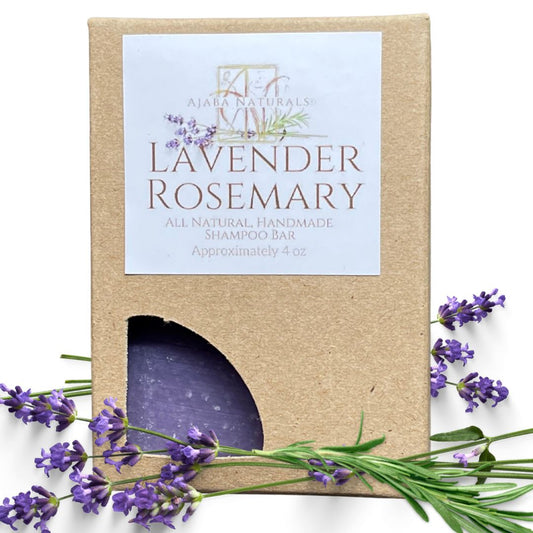 Natural Lavender Rosemary Shampoo Bar Health & Beauty AJABA NATURALS® 