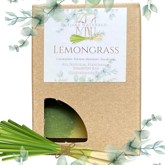All Natural Lemongrass Shampoo Bar Health & Beauty AJABA NATURALS® 