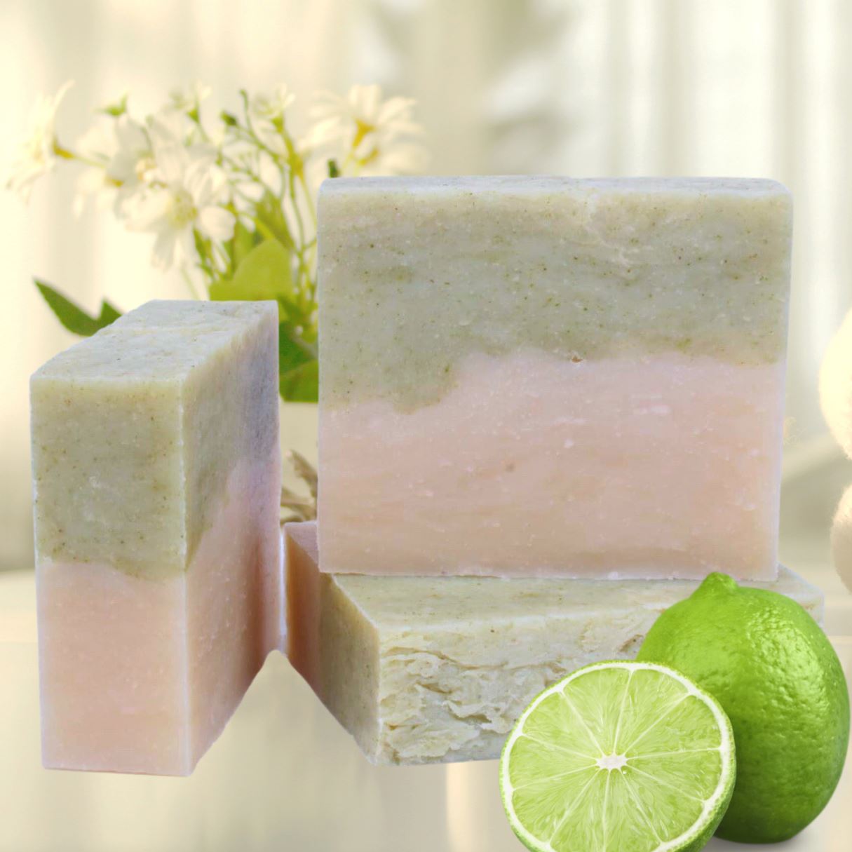 All Natural Handcrafted Key Lime Soap Soaps AJABA NATURALS® 