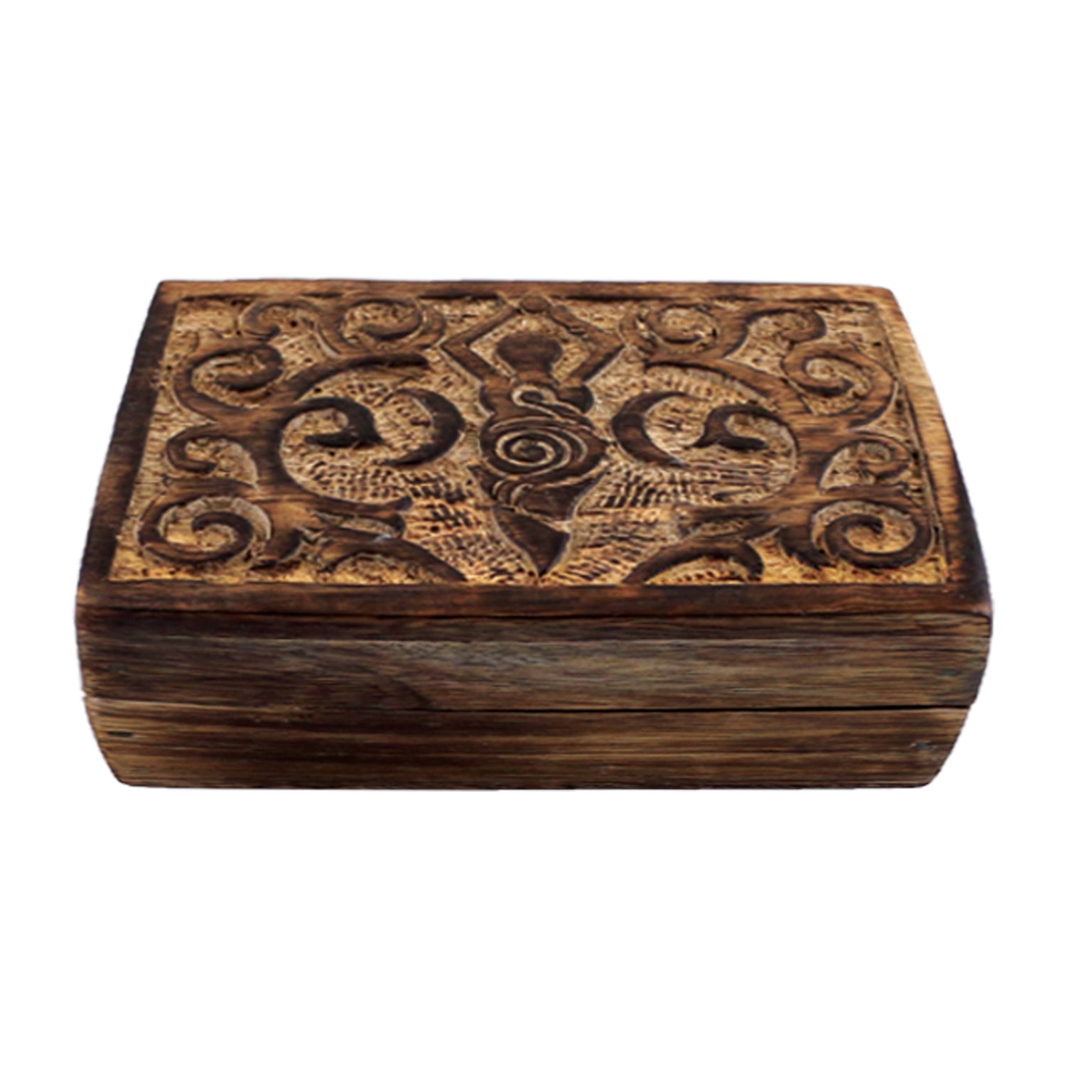 Earth Goddess Wooden Jewelry Box DESIGNS BY DEEKAY INC 