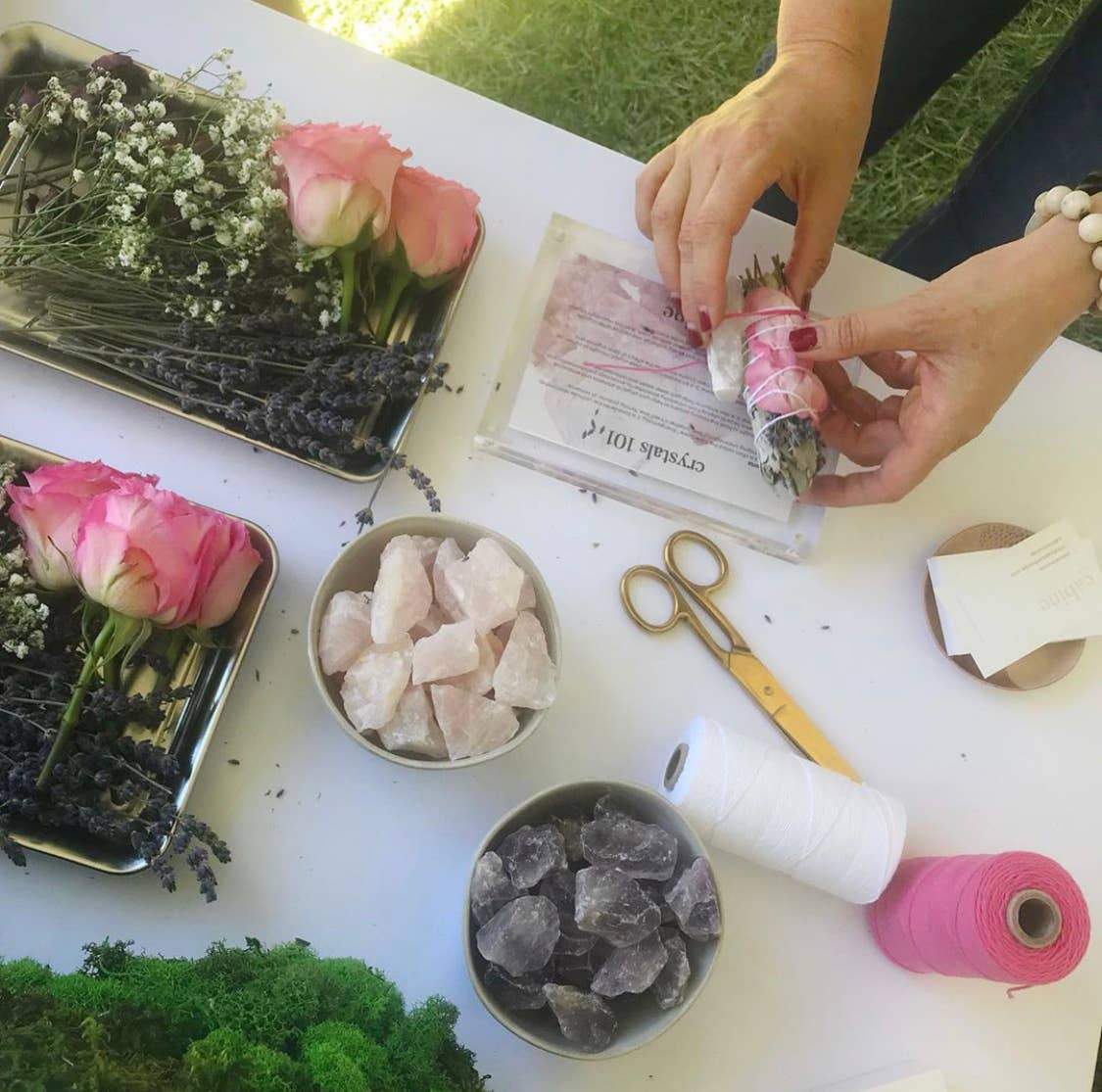 ROSE QUARTZ SAGE BUNDLE Smudges Cabine Monde 