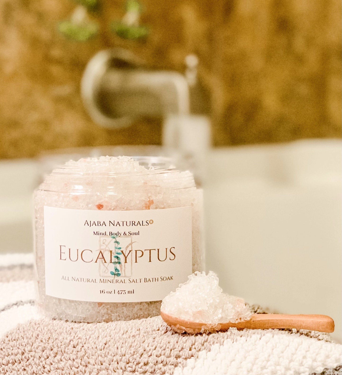 Eucalyptus Mineral Salts Bath Soak Bath Soak AJABA NATURALS™ 