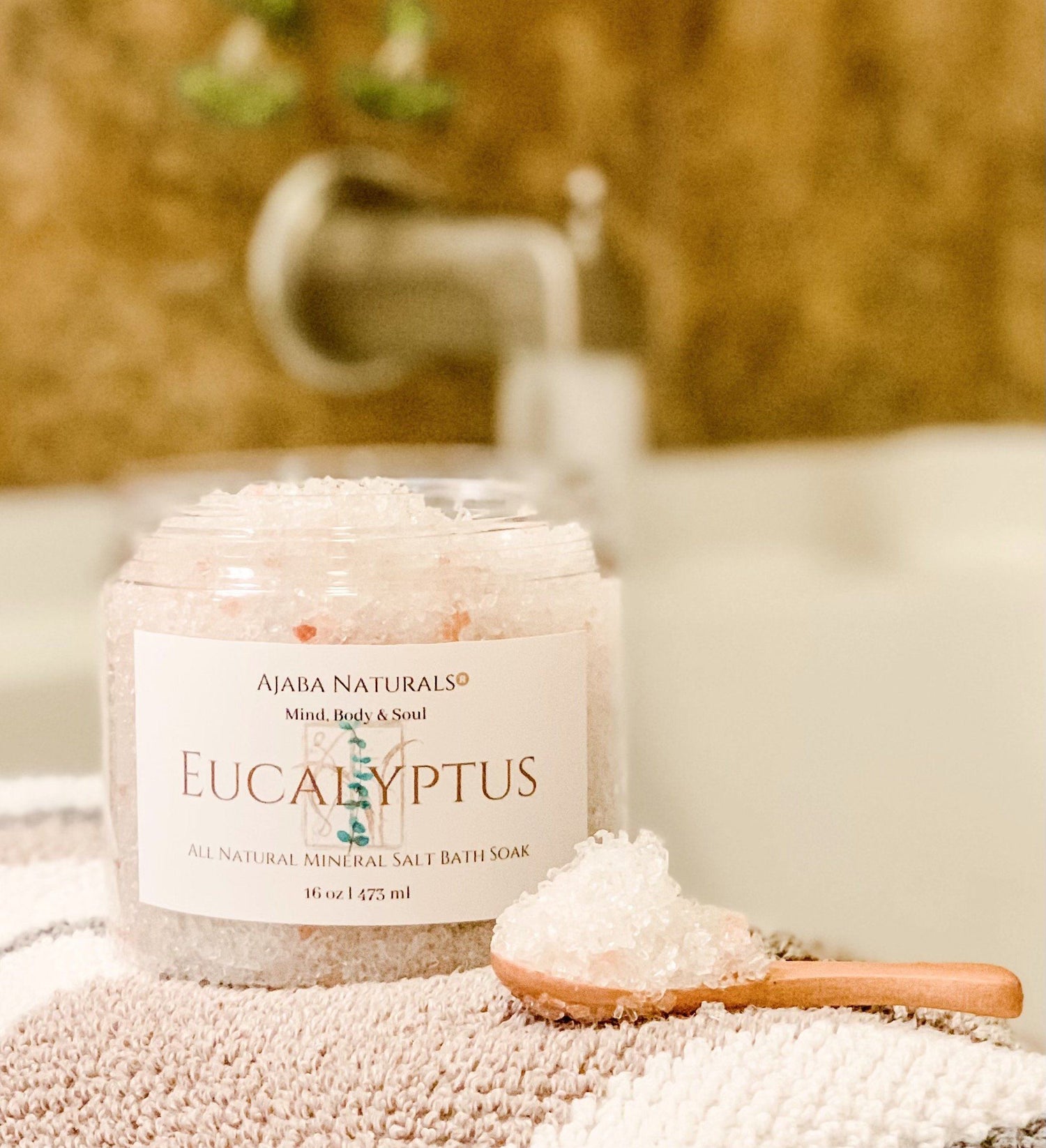 Eucalyptus Mineral Salts Bath Soak Bath Soak AJABA NATURALS™ 
