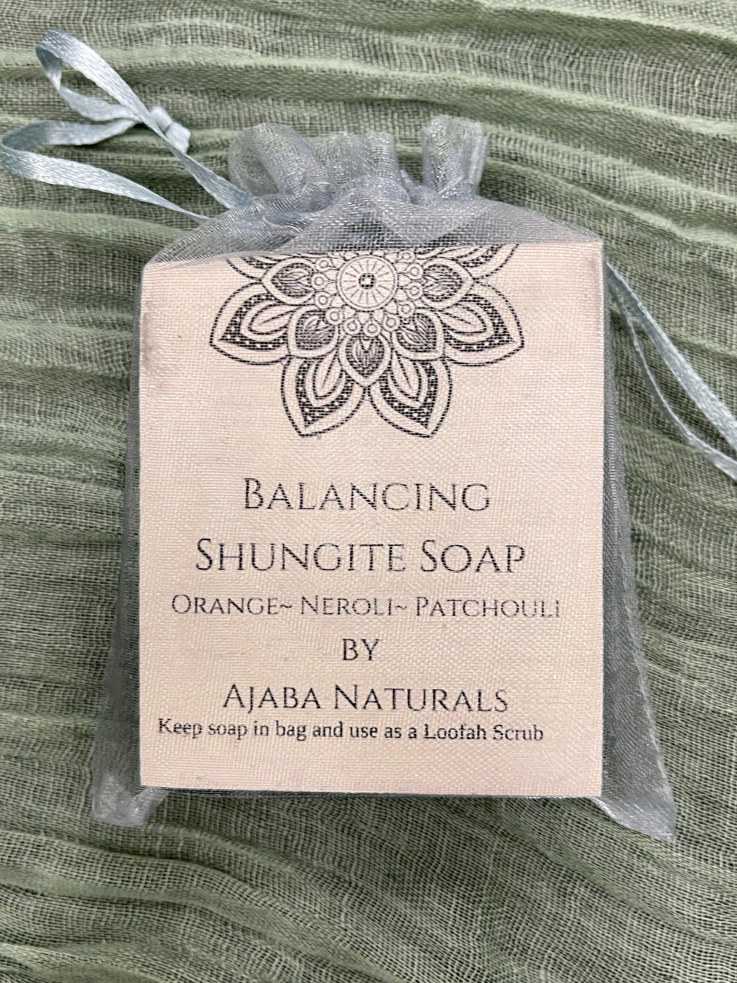 Elite Shungite Soap by Ajaba Naturals Soap AJABA NATURALS® Orange, Neroli & Patchouli 