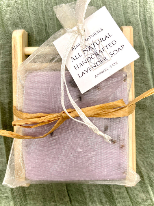 All Natural Lavender Soap Soaps AJABA NATURALS® 