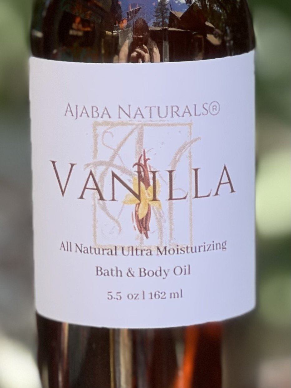 Vanilla Ultra Moisturizing Bath & Body Oil Body Oil AJABA NATURALS® 